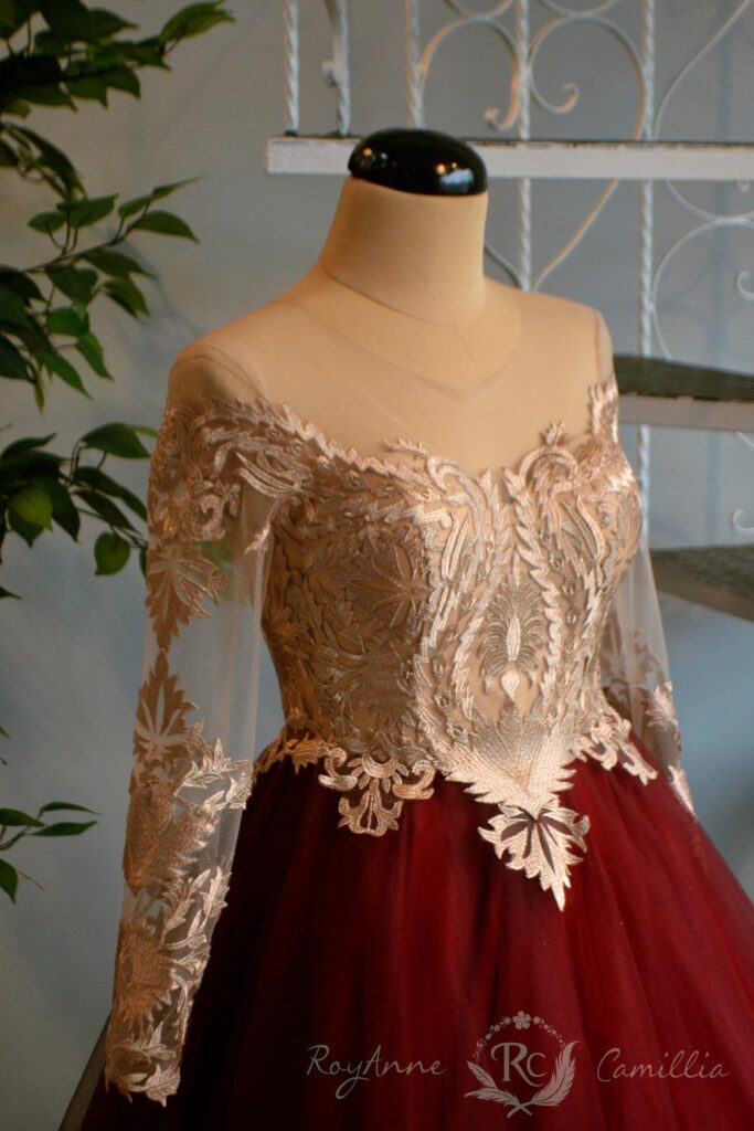 ashley fancy gown
