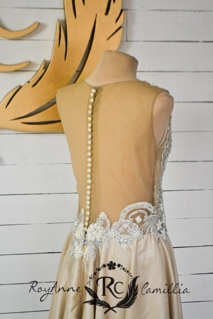 tina fancy gown