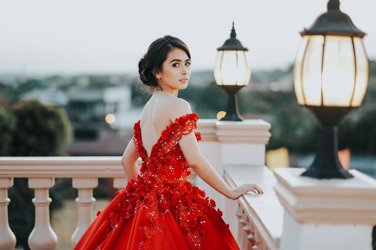 debut gown pink