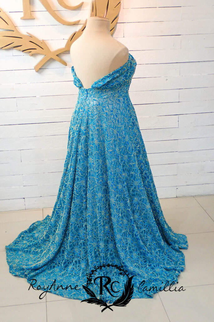 abigail sparkle gown black