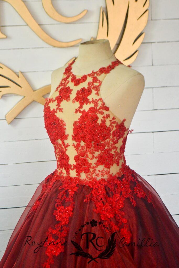 strata red rental gown manila royanne camillia 2