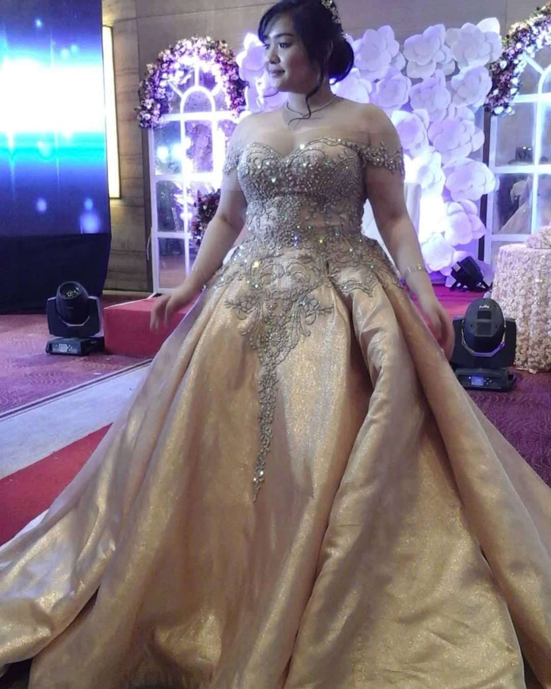 18th birthday yellow gown for debut,18th birthday lavender gown for debut,